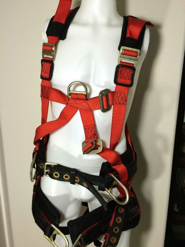 Elk River Eagle Tower 6 D-Ring Harness Large!! ! Tower Climbing, Safety