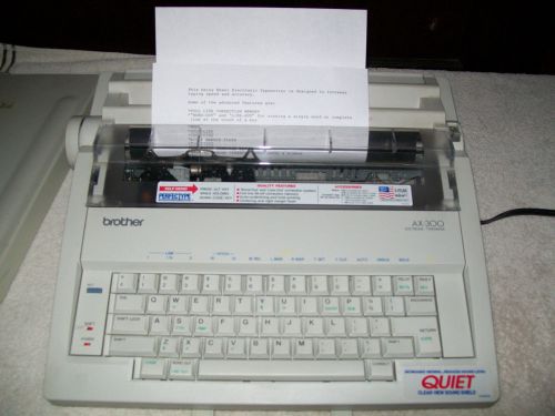 Brother AX-300 electric typewriter