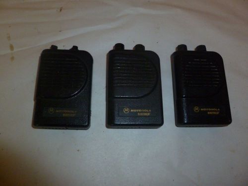 Lot of THREE Motorola Minitor III 3 151-158.9 MHz VHF Fire EMS Pagers -Need Work