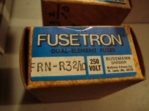 New box of 10pcs fusetron frn-r-3-2/10 u 3 2/10a 250v cl class rk5 for sale