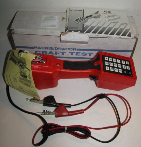 HARRIS/DRACON Craft Phone Line Test Set TS22-009 New Telephone Repair