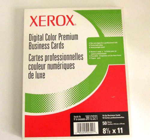 Xerox 3R12321 Premium Color Business Cards