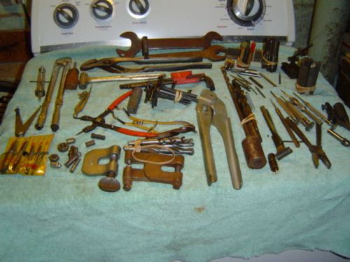 Large Vintage Lot of Lathe, Machinist Tools