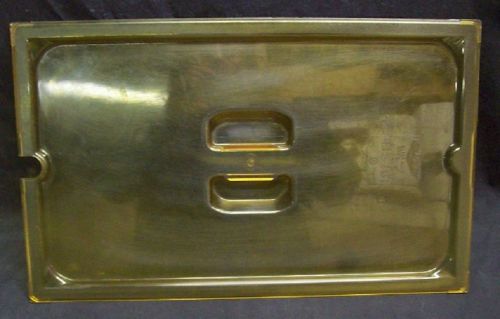 Restaurant Equipment Bar Supplies VOLLRATH FULL SIZE SLOTTED FOOD PAN LID AMBER
