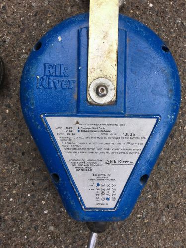 Elk River Self Retracting Lanyard 25FT * EXC WORKING COND * Selling with return