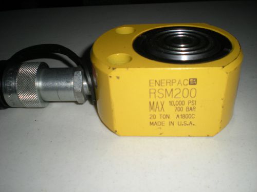 Enerpac rsm200 10,000 psi, 20 ton flat-jak  hydraulic cylinder for sale