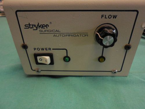 Stryker Electric Drill Auto Irrigator with Cables