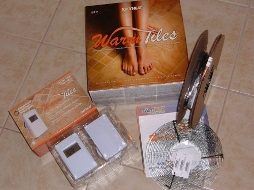 HEAT your new tile floor DIY Warm Tiles (includes thermostat)  19-26 sf