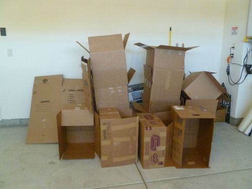 More than 20 midium CARDBOARD MOVING PACKING BOX / SHIPPING BOXES