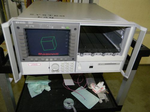 Hp agilent 70004a display 4-slot spectrum analyzer mainframe chassis, no keypad for sale