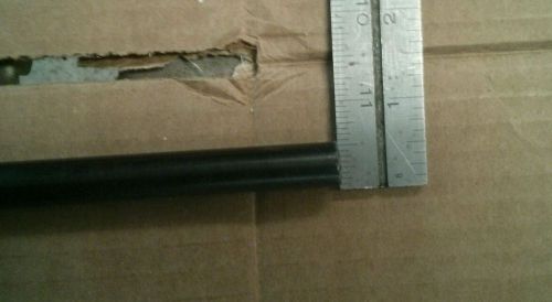 PEEK rod stock, 1/2in (12.7mm), black