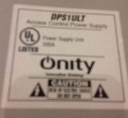 NEW Onity DPS1ULT 2-Voltage Output 12-24VDC Security Access Control Power Supply