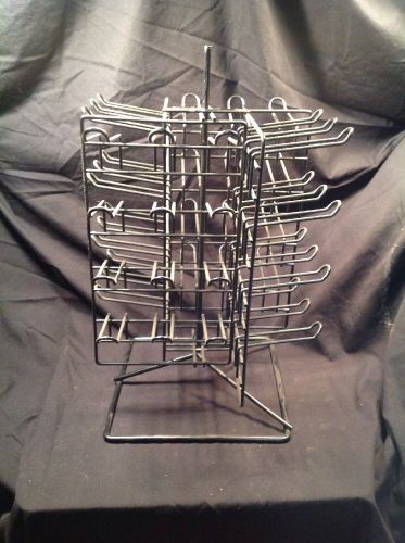 Small table top display rack for carded merchandise used - i001 for sale