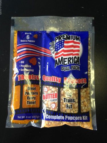 Great Western All in One Theatre Quality Popcorn Packets 8 oz.~ Case of 36