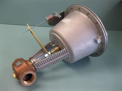 2&#034; siemens 599-03116 bronze control valve 12&#034; actuator 599-01010 new p7 (2036) for sale