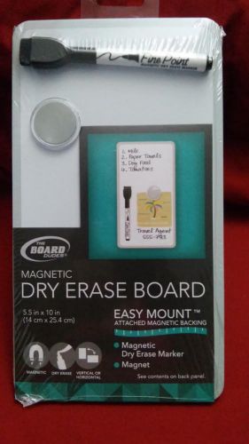 Magnetic Dry Erase Board 5.5 in x 10 in The Board Dudes Brand New Sealed!