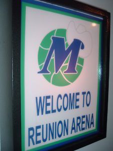 Dallas Mavs Mavericks Basketball Game Room Stadium Lighted Man Cave Sign