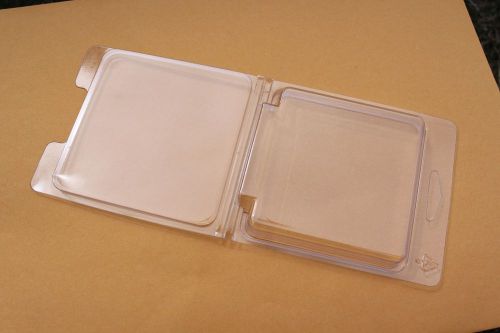 Lot of 25 Clamshell Packaging Blister Packs Retail Display plastic square - NEW