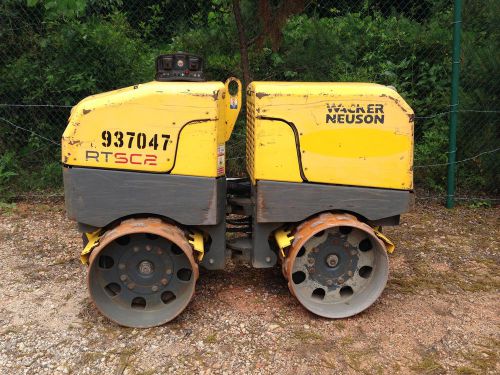 2010 wacker rt82 rt82sc2 rt 82 sc2 trench compactor roller - remote 707 hrs. for sale