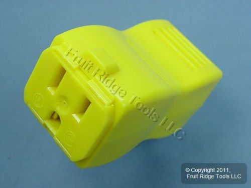 New pass &amp; seymour 5-15 straight blade connector 15a 125v 5969-y boxed for sale