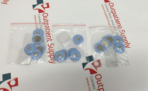 5 BUTTON Snap Type Electrodes - 3 PACKS