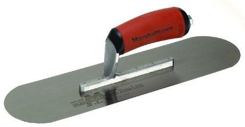 Marshalltown sp14sd 13113 14x4&#034; high carbon steel pool trowel w/curved durasoft for sale