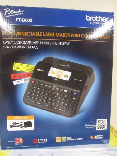 Brother Printer PTD600 PC Connectible Label Maker with Color Display