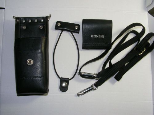 Motorola Leather Swivel Carry Case with Accessories (GENUINE KIT)