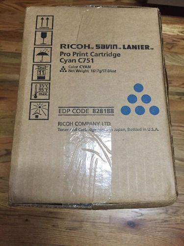 Ricoh Pro Print Cartridge Cyan C751