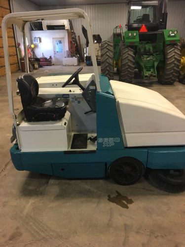 Tennant 6650 xp ride on sweeper for sale