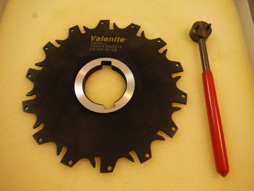 Valenite 6&#034; Slot Milling Cutter 1.5&#034; Arbor V350A1260D14 (LOC1268D)