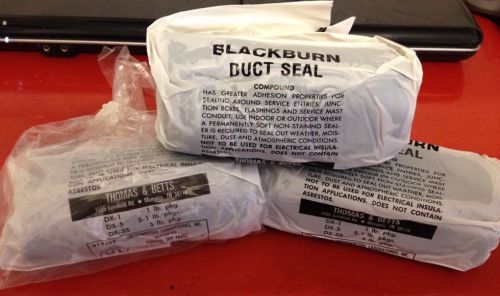 Blackburn DX-1 DUCT SEAL 1 Pound Bricks INDOOR/OUTDOOR Permanently Soft