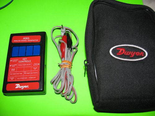 USED DWYER Analog Signal generator Model ASG handheld portable analog w/case