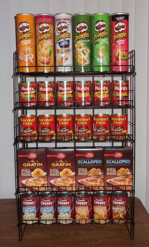 FREE STANDING COUNTERTOP 5 TIER BLACK WIRE DISPLAY RACK (product not included)