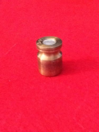 Vintage Brass Scale or Calibration Weight 50 Grams Primitives