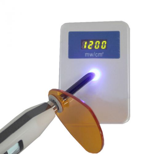 New Light Meter Tester fr Testing the Intensity of Dental LED Curing Light White