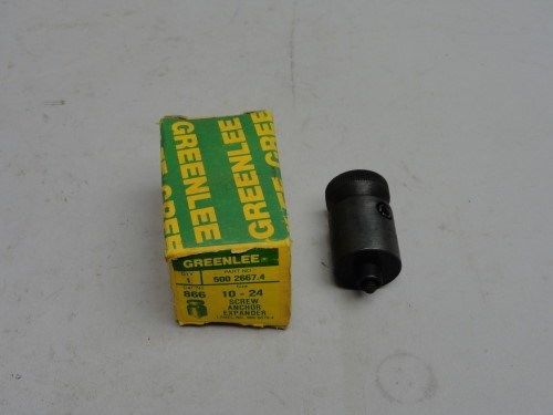 New greenlee 866 screw anchor expander 10-24 for sale