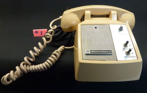 Vintage Motorola TLN1188A Desktop Telephone 2-Way Receiver HAM Commercial Radio
