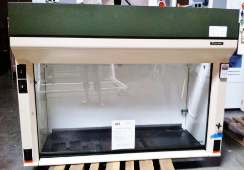 Fisher hamilton safeaire 8&#039; bench-top fume hood  w/ air flow monitor, outlets, + for sale