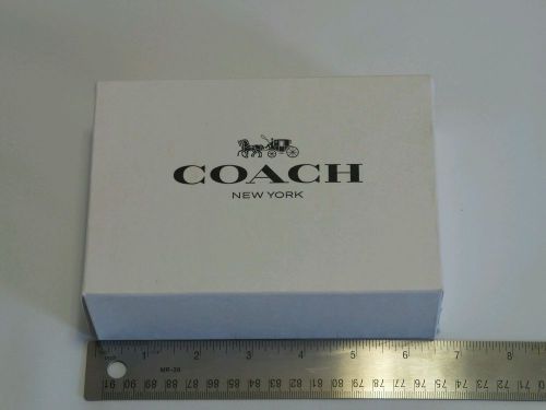 Coach Accessories Empty Box for scarf, belt, tie, wristlet, wallet, keychain 6x4