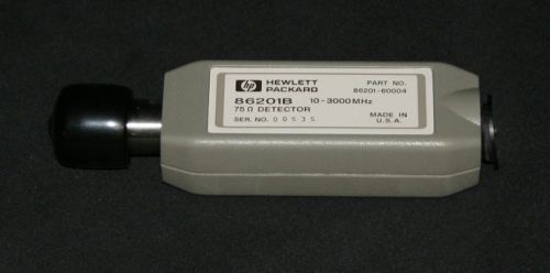 HP Agilent 86201B 10-3000MHz 75R Detector