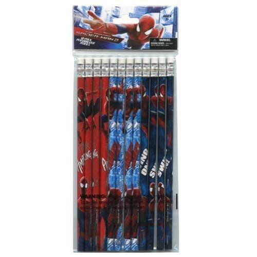 Amazing spiderman 2 - single 12pk pencil in poly bag &amp; header for sale