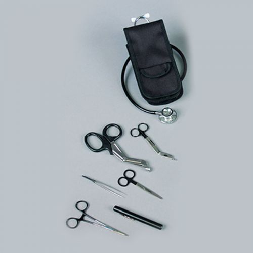 Emergency medical technician colormed deluxe holster set black  1 ea for sale