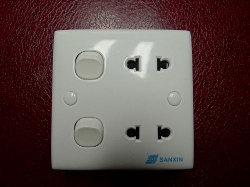 10pcs CLIPSAL Style SANXIN Wall Switch Socket