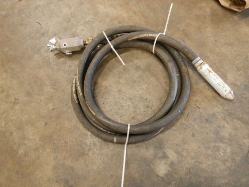 Denver pneumatic air concrete vibrator 20&#039; whip 2 3/4&#034; diameter x 9 1/2&#034; head for sale