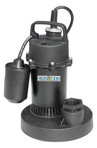 Burcam submersible sump pump float switch 1/4 hp noryl 115v model 300508p for sale