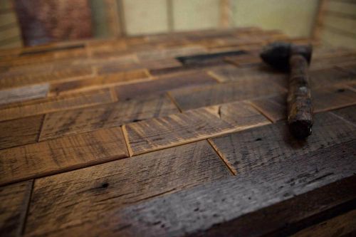 Reclaimed barnwood subway tile barn wood vintage rustic paneling for sale