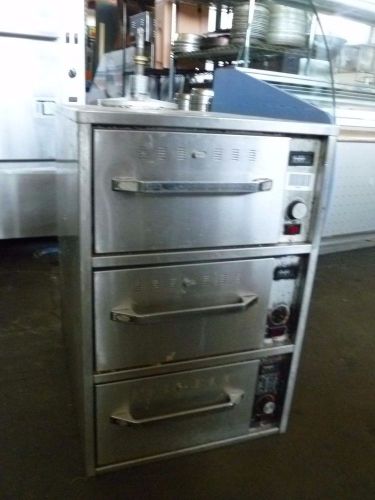 Hatco narrow 3 drawer warmer, free standing for sale