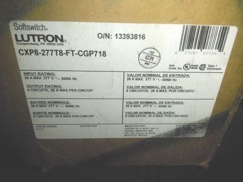 Lutron CXP8-277T8 FT Softswitch 20A Max 277V 50/60 Hz.