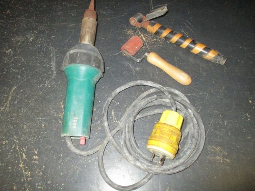 Plastic welding hot air gun t-lock welding adjustable 220 volt with rollers for sale